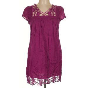 Purple cotton dress size L